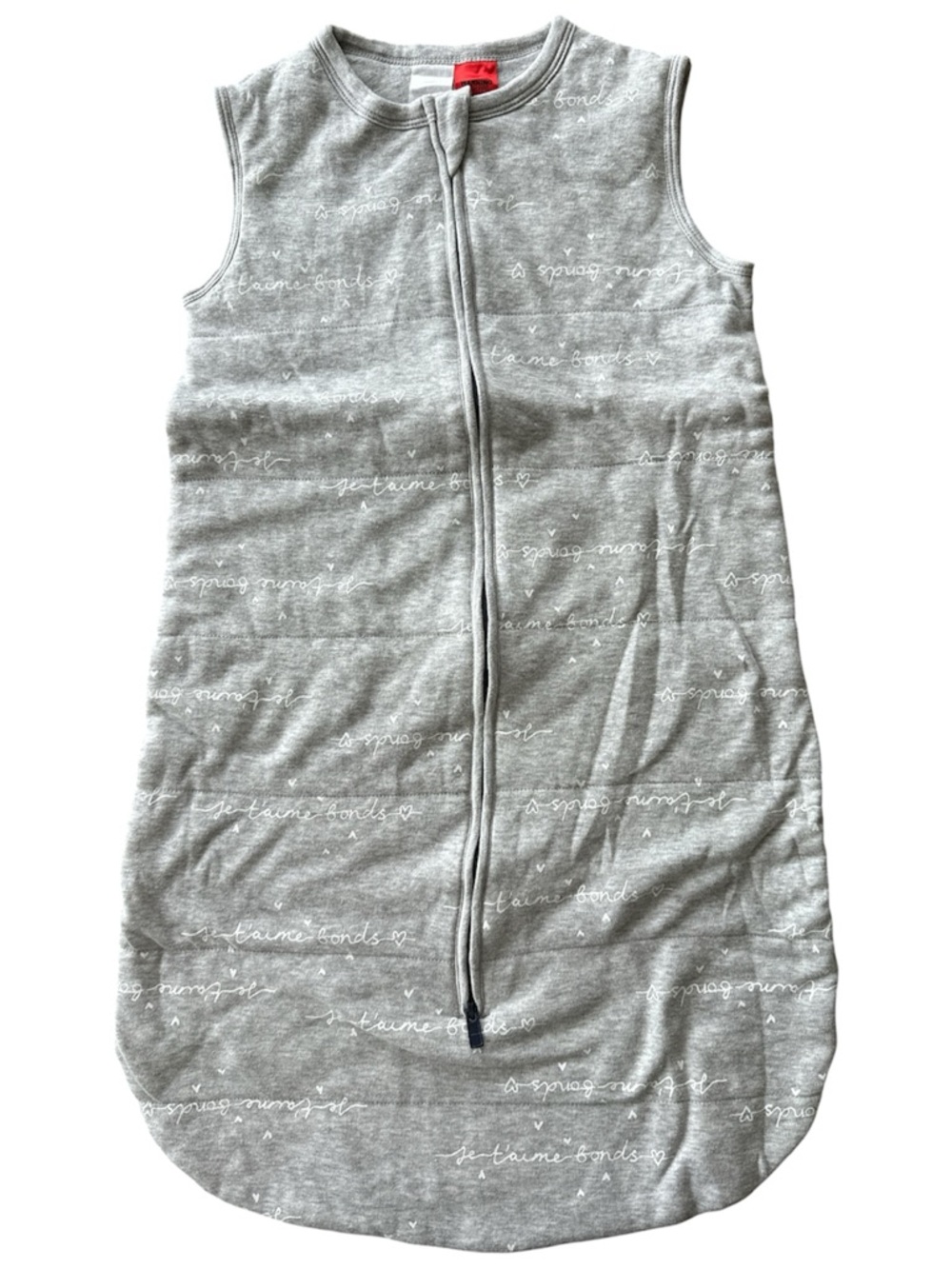BONDS Australia Sleeveless Baby Sleeping Bag Sleepsack Sleep Sack Gray Size 3-6M